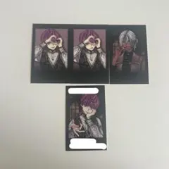 あくねこ　ラト　ミヤジ　チェキ風カード　箔押し