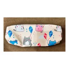 猫柄ペンポーチ 筆箱 小物入れ 猫グッズ ペンケース