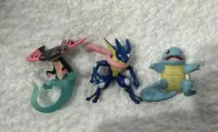 ポケモン モンコレ ゲッコウガ ドラパルト ゼニガメ