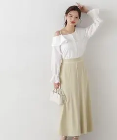【美品】プロポーションボディドレッシング＊フロントスリットマーメイドスカート