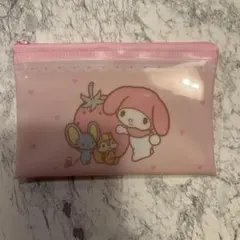 サンリオキャラクターズ　フラットポーチ　マイメロ