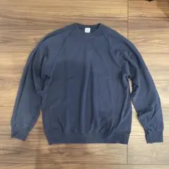 アナトミカ SWEAT RAGLAN CREW NECK ネイビー L