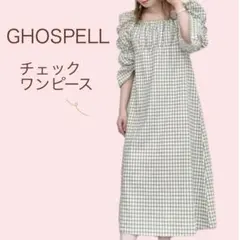 GHOSPELL チェック柄ワンピースのサムネイル