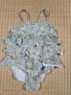 next フリル付き花柄水着 12-18ヶ月