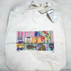 ディズニー ズートピア トートバッグ ダイソー　DAISO