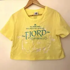 Mrs.GREEN APPLE　FJORD グリッターTシャツ クロップド丈