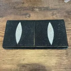 スティングレイ 長財布 エイ革 ガルーシャ ブラックのサムネイル