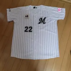 新品未開封】千葉ロッテマリーンズ#41一条力真ホームユニフォームL
