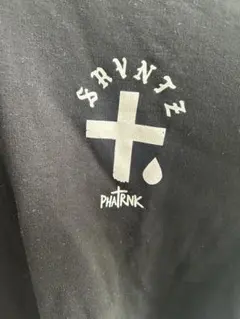 即完売品　PHATRNK ×SRVNTZブラック パーカー