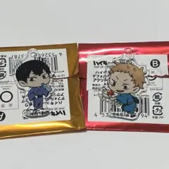 ハイキュー！！夏祭りアクリルキーチェーン 影山飛雄 夜久衛輔