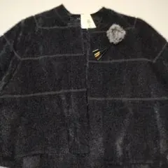 新品未使用　アウター　黒　七分袖