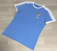 サッカー プーマ マンチェスターシティ カジュアルtシャツ Mサイズ 新品正規品のサムネイル