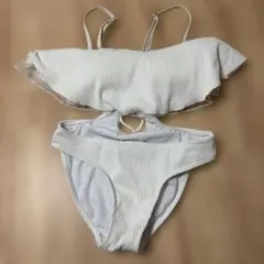 水着　ワンピース　白　ホワイト