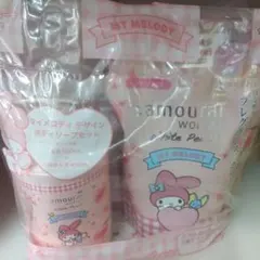 新品 マイメロディ サムライウーマンホワイトピーチ ボディソープ 本体　つめかえのサムネイル