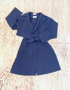 春夏　スプリングコート　ネイビー　ブランシェス