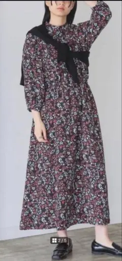 B*MING 花柄ロングワンピース