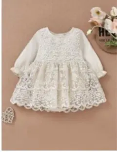 ワンピース　春服　90 ベビー　ロンパース