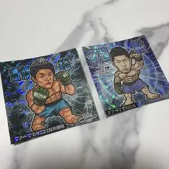 鈴木千裕 RIZINシール 2枚セット バラ売り不可 値下げ不可 RIZINシール 鈴木千裕 金原正徳 - メルカリ
