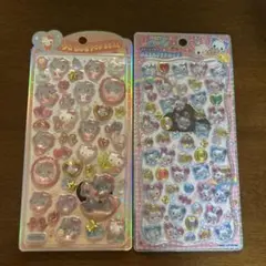 うるちゅるベビー　キティ　プチドロップステッカーハッピーマーチ　２枚セット