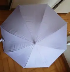 晴雨兼用 長傘 ライトパープル 58cm
