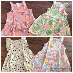 H&M キッズ ワンピース 4枚セットのサムネイル