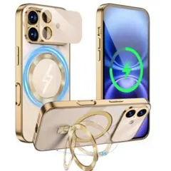 iPhone 17 ケース Magsafe対応 多機能一体 マグネット