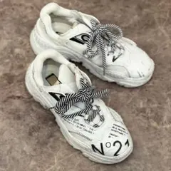 値下げ中‼︎ N°21 ホワイト スニーカー　36