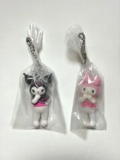 サンリオキャラクターズミニチュアチャームライブキャラクター マイメロディ クロミ