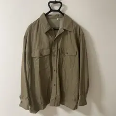 使用1回のみ希少サイズ　UNIQLO U デニムオーバーサイズシャツ　XXL