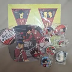 ハイキュー 黒尾鉄朗 ステッカー 缶バッジ セット