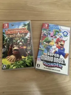 ドンキーコング リターンズ HD & スーパーマリオブラザーズ ワンダー セット