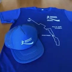 北海道マラソン2025 Tシャツ (Lサイズ) とキャップ