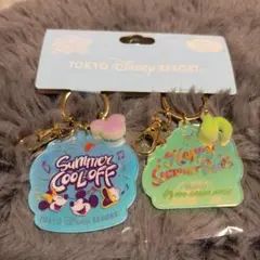 東京ディズニーリゾート ミセスグリーンアップルコラボキーホルダー