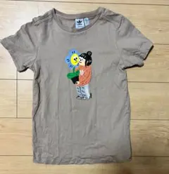 adidas アディダス 半袖Tシャツ ベージュのサムネイル