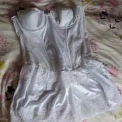 ブライダルインナー　ワンピースタイプ（ペティコート付きロングブラ）Ｃ９０