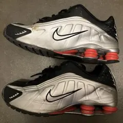 NIKE/SHOX/スニーカー/26/ブラック/シルバー/オレンジ