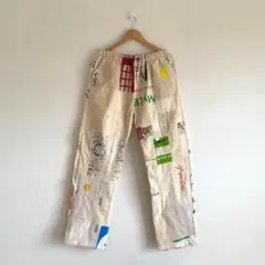 ヨーロッパ コットンバッグ リメイクパンツ 古着 エコバッグ ユーロ古着 5