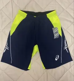 ASICS サッカー用ショートパンツ ネイビー/ライム
