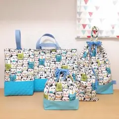 ネコ ⚪ レッスンバッグ 5点セット ⚪ 女の子