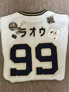 オリックスバファローズ #99 杉本裕太郎 現行ハイクオリティユニフォーム L オリックスバファローズ #99 杉本裕太郎 現行ハイクオリティ