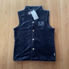 【新品✨️タグ付】LOGOS DAYS ロゴス ベスト フリース　Ｌ　ブラック