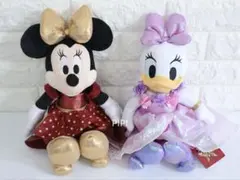Disney - TDS  ぬいぐるみ　ペアぬい　ディズニー　20周年　ミッキー　ミニー 新品未使用タグ付き】TDS 20周年 ミッキー ミニー ペアぬいぐるみ
