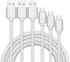 新品 Micro USBケーブル1Mの3本セット 急速充電 Android対応