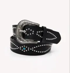 ウエスタンベルト ヴィンテージ ターコイズ 古着系 メンズ レディース y2k