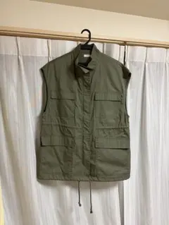 INGNI ミリタリーベスト カーキ