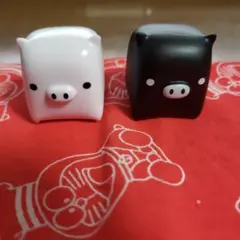 モノクロブー　ミニフィギュア　マスコット 2個セット　サンエックス