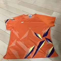 YONEX バドミントン 半袖ウェア オレンジ