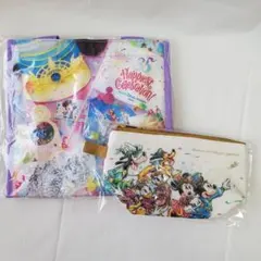 ディズニー 35周年 スーベニアランチケース ポーチ トートバッグ ランド シー