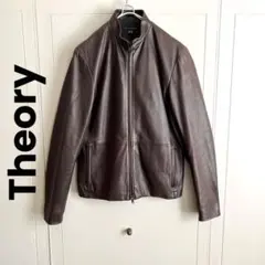 Theory セオリー ラムスキン スタンドカラーレザージャケットのサムネイル