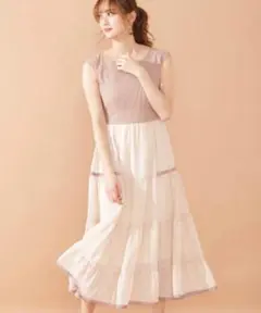 【即購入OK美品】雑誌掲載ジルバイジルスチュアート ロングティアードワンピース